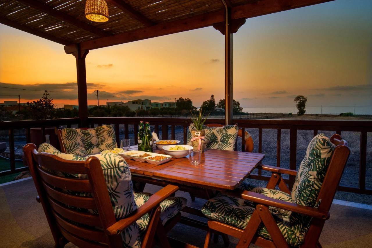 Mayia Sunset Sea Front House Gouves Heraklion Extérieur photo